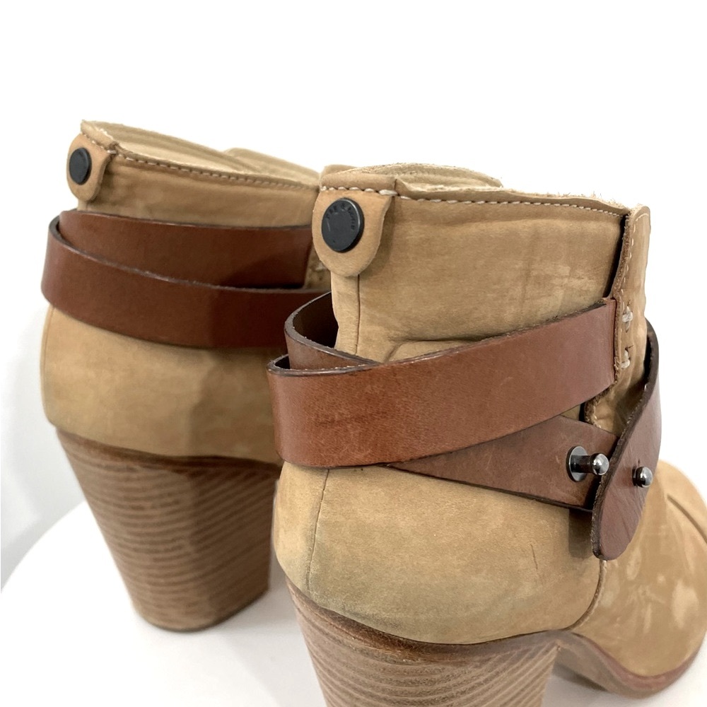 Rag & Bone ~Women's Harrow Camel Block Heel Suede… - image 6